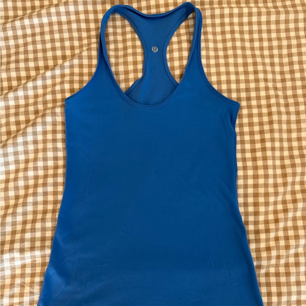 lululemon athletica Women's Cobalt Blue Racerback Tank